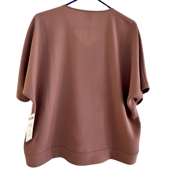 Chico’s V-Neck Kimono Top Size 0 Mauve / Dusty Rose New With Tags - Picture 2 of 6